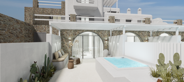 One Bedroom apartment with Outdoor Hot Tub senses villas & suites (1)