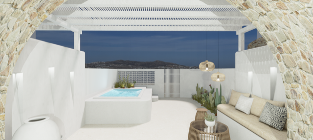 One Bedroom apartment with Outdoor Hot Tub senses villas & suites (3)