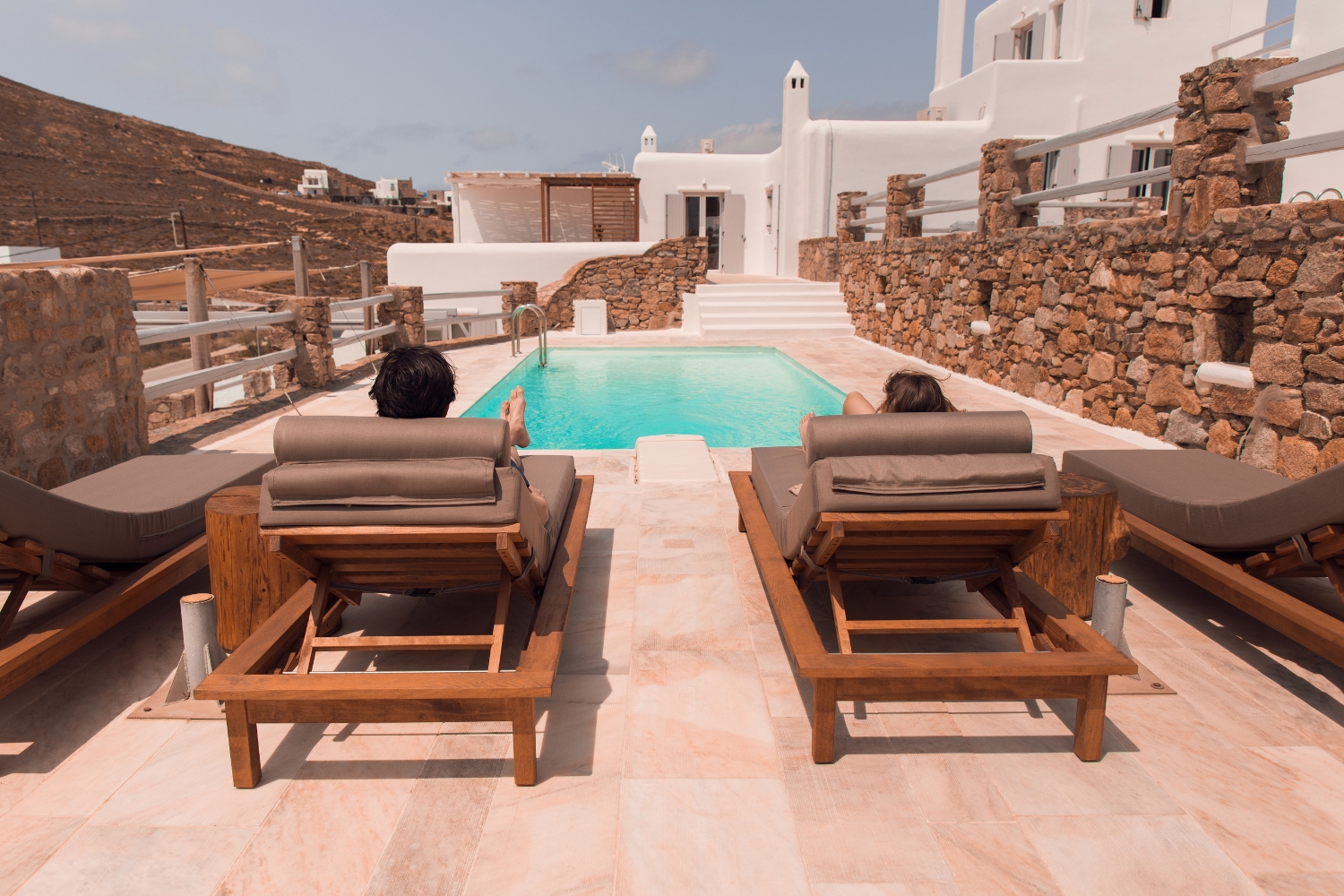 Senses luxury villas mykonos pool